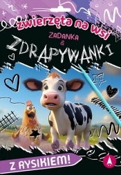 Zwierzęta na wsi. Zadanka & zdrapywanki - Monika Ślizowska