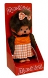 Monchhichi Dziewczynka w pomar. sukience i kokar.