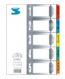 Przekładka laminowana numeryczna A4 1-5