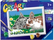 Malowanka CreArt dla dzieci - Kotki na łące (20074)