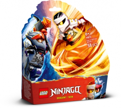 <img src='https://webimage.pl/pics/740/1/d5702018331057.jpg' style='height:440px' /> LEGO NINJAGO COLE KONTRA ZŁY COLE ZE SPINNEREM 71873