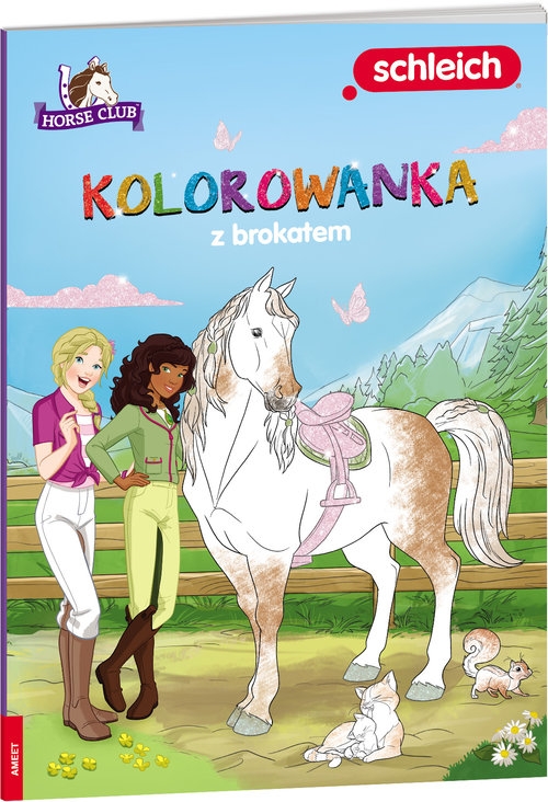 Horse Club Kolorowanka z brokatem