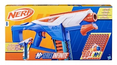 <img src='https://webimage.pl/pics/740/4/d5010996254740H9942.jpg' style='height:440px' /> Wyrzutnia Nerf N-SeriesInfinite Blaster