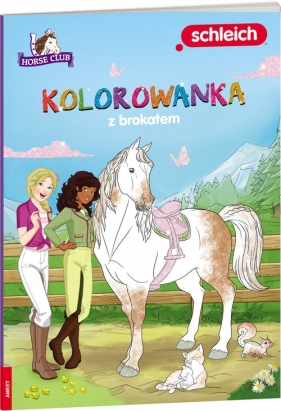 Horse Club Kolorowanka z brokatem