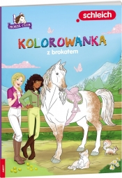 Horse Club Kolorowanka z brokatem