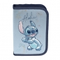 Piórnik jednokomorowy z wyposażeniem - Stitch - Blue Aloha
