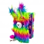 Pamiętnik z kłódką 3D A5, 96k - włochacz Rainbow Alpaca