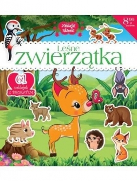 Naklejki IskierkiI brokatowe. Leśne zwierzątka - Opracowanie zbiorowe