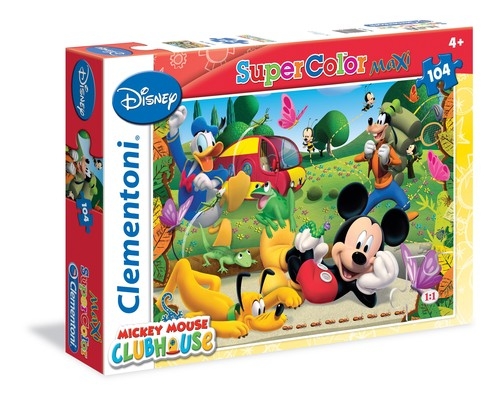 Puzzle Maxi SuperColor Mickey Mouse Club House 104 (23974)