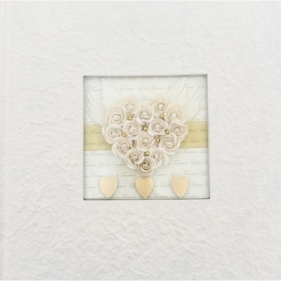 Album na zdjęcia. Białe serce ze skrzydłami - Opracowanie zbiorowe