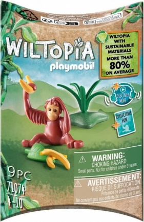 Zestaw figurek Wiltopia 71074 Mały orangutan (71074)