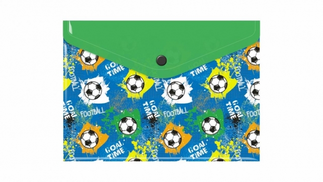 Teczka kopertowa A5 PP nadruk football