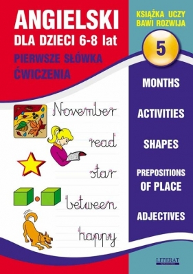 Angielski dla dzieci 5. 6-8 lat Pierwsze słówka Ćwiczenia - Bednarska Joanna