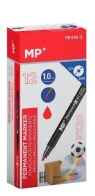 Marker permanentny 1,0mm do CD/DVD czerwon (12szt)