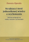 Struktura i treść jednostkowej wiedzy o wychowaniu Studium pedagogiczne Opozda Danota