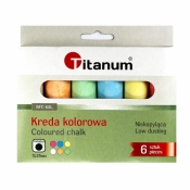 Kreda chodnikowa Titanum, 6 kolorów (109668)