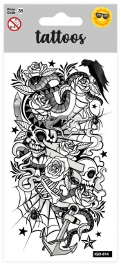 Tatuaże - Skull Sleeve Tattoo