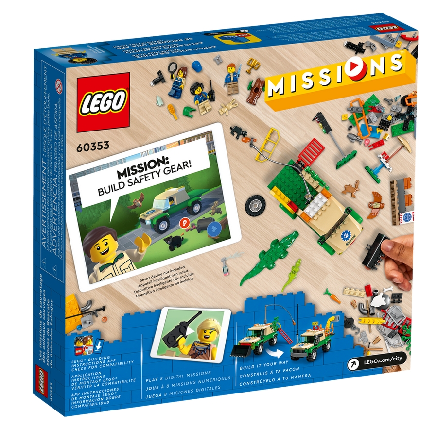 LEGO City: Misja ratowania dzikich zwierząt (60353)
