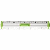 Linijka aluminiowa Tetis 20cm - zielona (BL040-ZB)