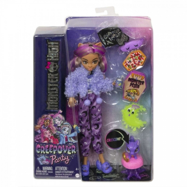 Lalka Monster High Pidżama Party Clawdeen Wolf (HKY67)