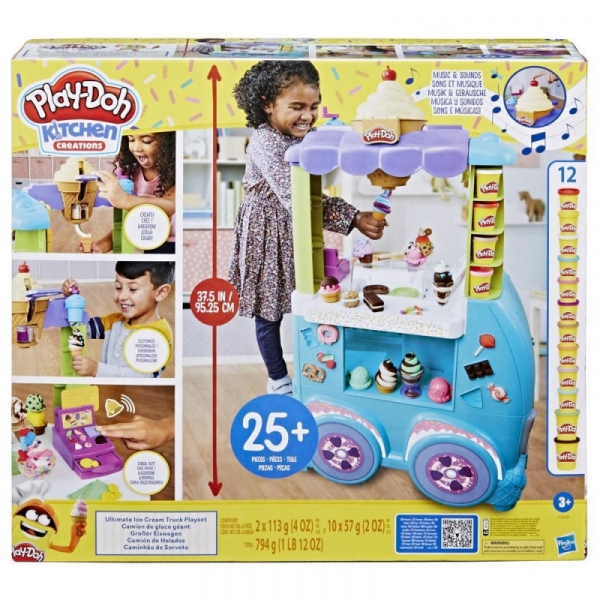 PLAY-DOH Wielka Lodziarnia na Kółkach (F1039)