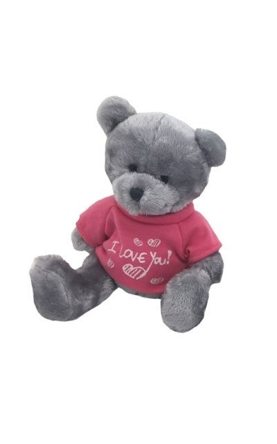 Miś Szaruś różowa koszulka 14 cm (4756a)
