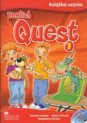 English Quest 1. Książka ucznia + 2CD - Corbett Jeanette, O'Farrell Roisin, Kondro Magdalena