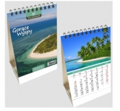 Kalendarz biurkowy 2020 mały - Wyspy