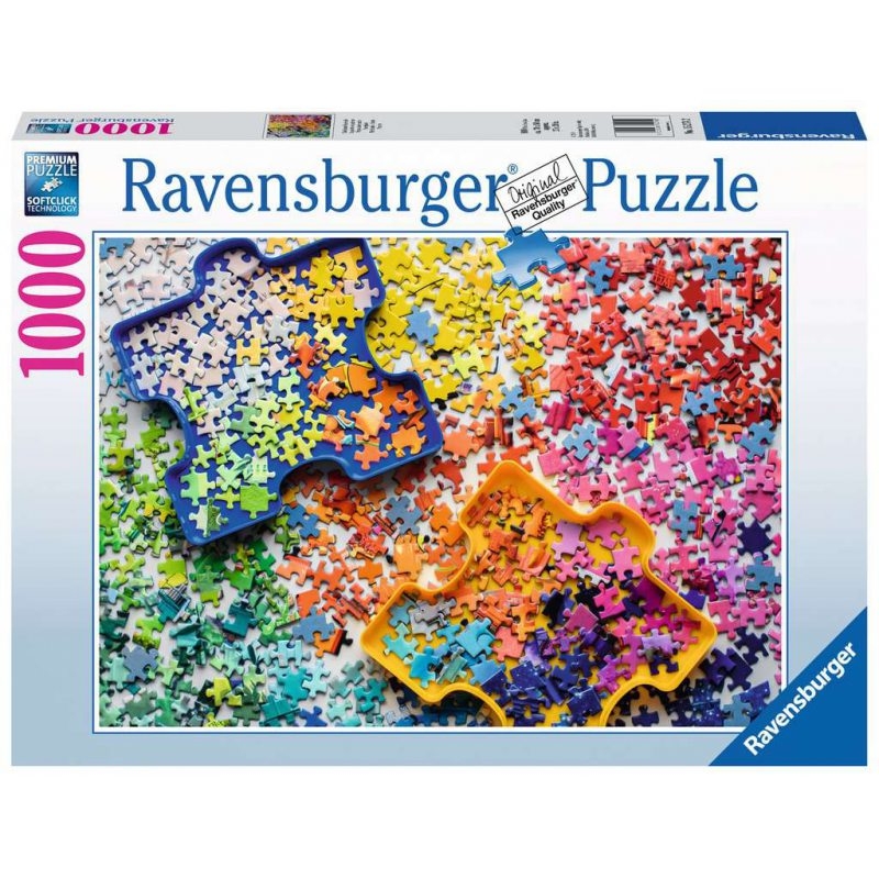 Puzzle 1000: Kolorowe części puzzli (15274)