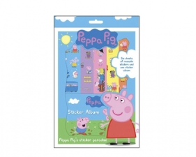 Naklejki z albumem Świnka Peppa