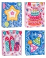 Torebka ozdobna 18x23x8cm party mix ROZETTE