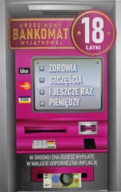 Karnet Urodziny 18 damskie