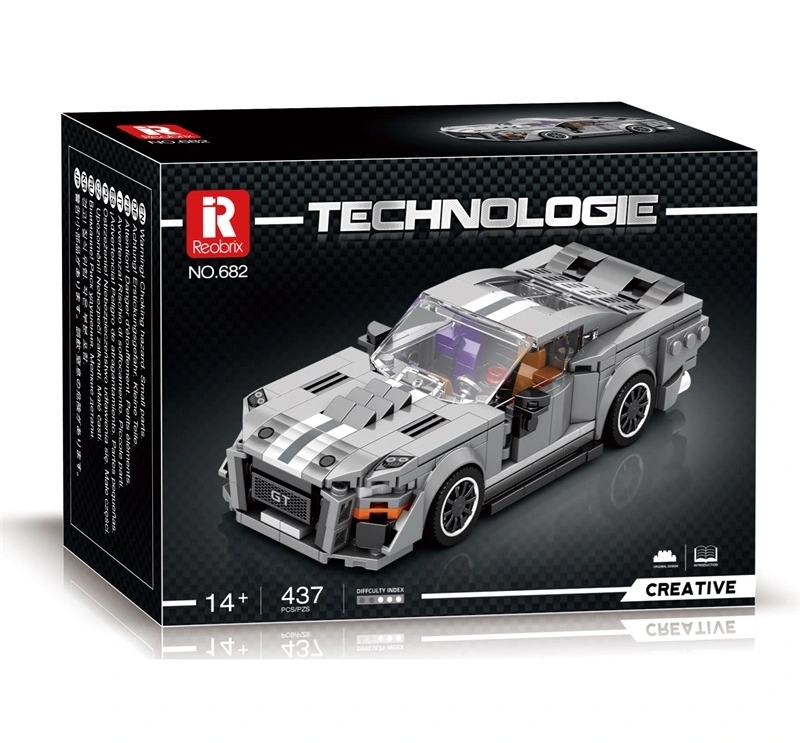 <img src='https://webimage.pl/pics/743/0/d6974077150743.png' style='height:440px' /> Klocki REOBRIX 682 Samochód sportowy GT500 (476 elementów)