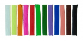 Plastelina szkolna kwadratowa Happy Color, 12 kolorów (HA 2114 K12)