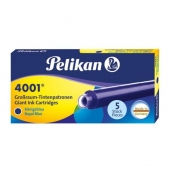 Naboje długie Pelikan 4001 GTP/5, 5 szt. - niebieskie (310748)