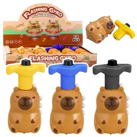 <img src='https://webimage.pl/pics/743/2/d5905991082743.jpg' style='height:440px' /> Bączek Kapibara interaktywna led 12,5cm MIX