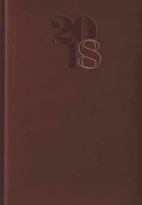Terminarz 2018 A5 Standard - bordowy