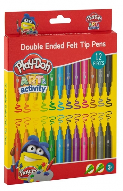 Pisaki dwustronne 12 kolorów Play-Doh