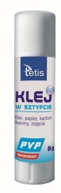 Klej w sztyfcie PVP(bezbarwny)8g (30szt) BG112-E
