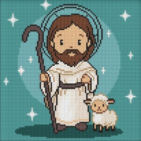 Diamentowa mozaika Kids - Ukochany Jezus 30x30cm