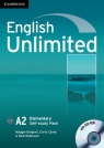 English Unlimited Elementary Self-study Pack Workbook + DVD