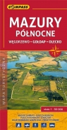 Mazury Północne mapa turystyczna 1:50 000Węgorzewo, Gołdap, Olecko