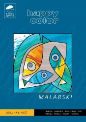 Blok malarski Happy Color A3, 10 arkuszy - Młody Artysta (HA 3720 3040-M10) (OUTLET - USZKODZENIE)