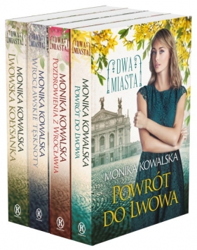 Pakiet: Dwa miasta 1-4 - Kowalska Monika