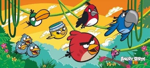 Puzzle Lecimy - Angry Birds Rio 160
	 (0974)