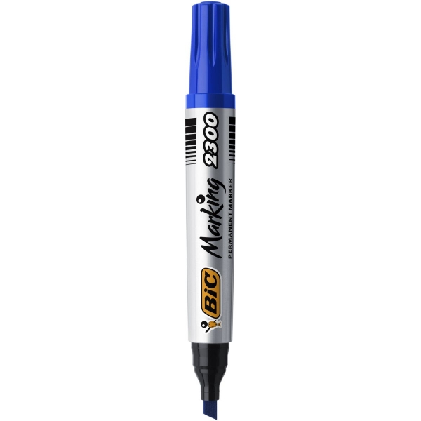 Marker permanentny Bic Marking 2300 - niebieski (8209253)