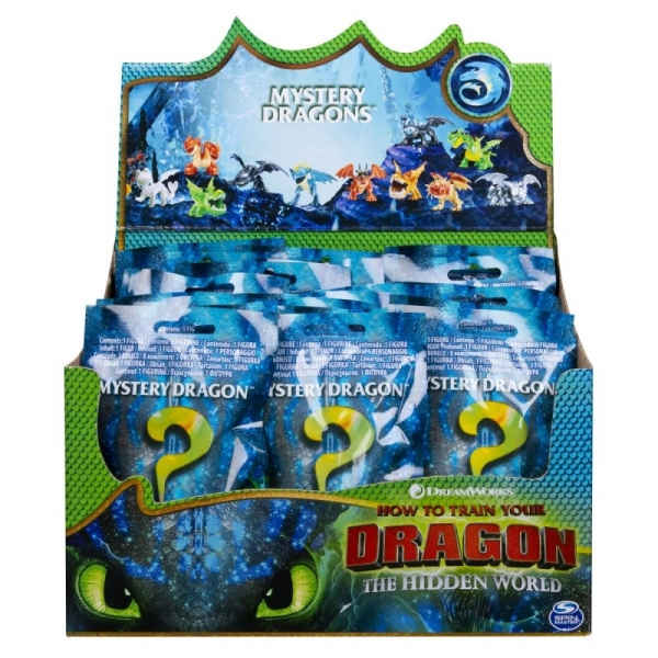 Figurka Jak wytresować smoka: Tajemnicze smoki, Display: 24 sztuki (6045161)