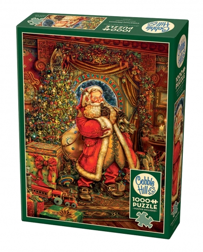 <img src='https://webimage.pl/pics/744/2/d625012402095.jpg' style='height:440px' /> Puzzle 1000 Święty Mikołaj tu był 113026