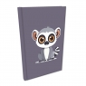 Notes A5 kratka Soft Touch Lemur