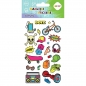 Naklejki 3D Puffy - Funky Text 10x20cm